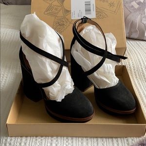 Free people Remi Platform Pumps in Black Suede